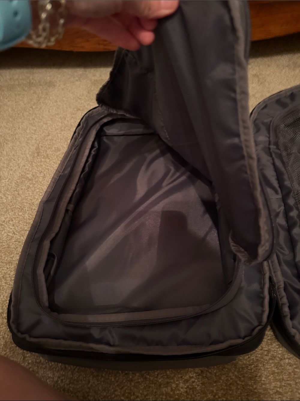 NWOT Duchamp Gray Men's Backpack - Minimalist Travel & Work Pack - Picture 7 of 12